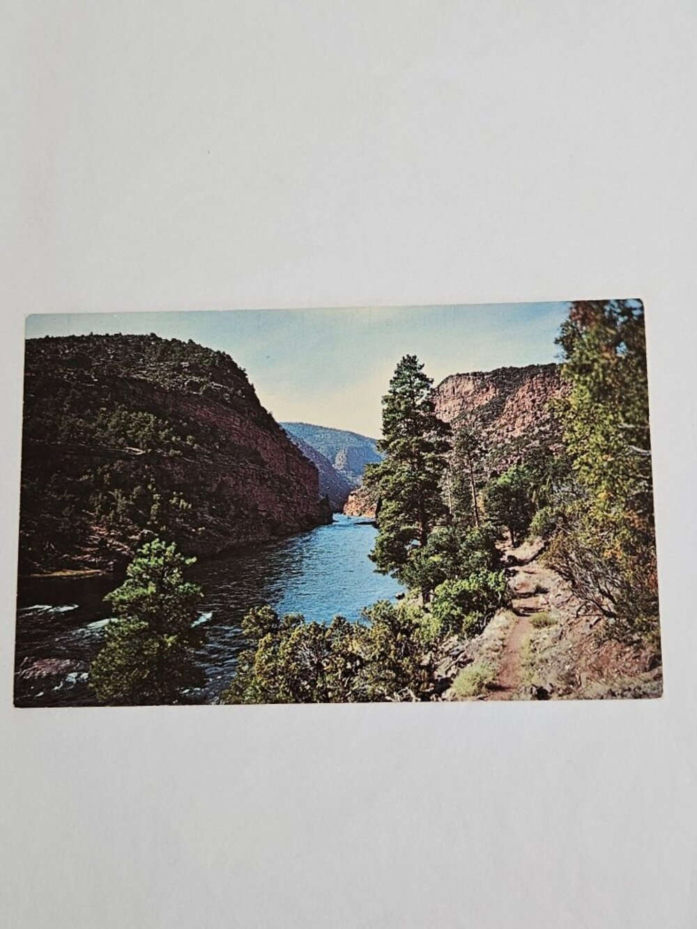 The Green River Flaming Gorge National Recreation Area Postcard